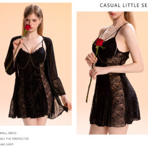 Margot Lace Chemise & Robe Set
