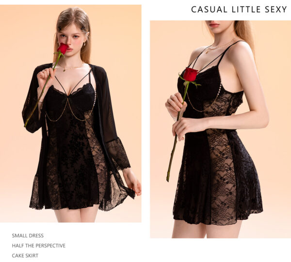 Margot Lace Chemise & Robe Set